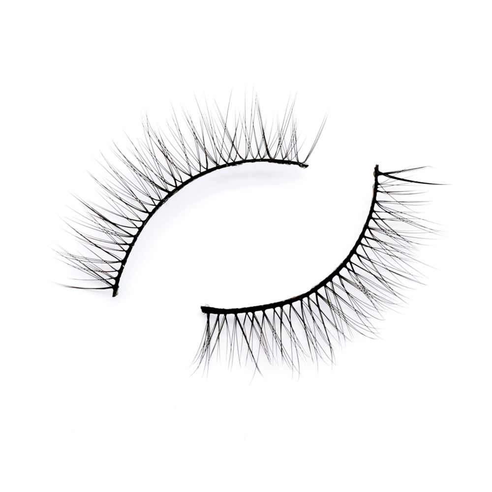 2020 Eyelash Manufacturer Wholesale Price Silk 3D Strip Lashes with Private Box in the UK YY97